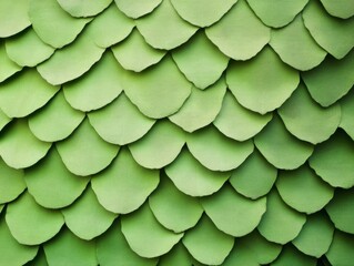 Poster - Vibrant Aerial View of Symmetrical Neon Green Dresses Creating Geometric Patterns