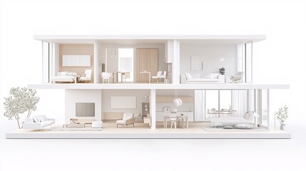 Poster - AI-powered interior design software generating room layouts and furniture arrangements, AI interior design, automated home design