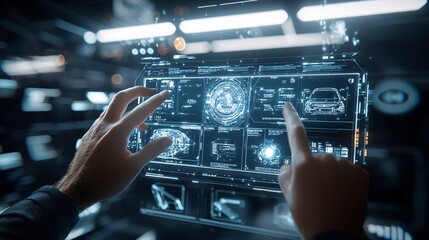 Poster - AI helping designers create immersive, responsive interfaces for smart devices, AI responsive design, future technology