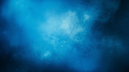 Wall Mural - soft gradient blue background with smoke