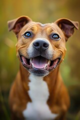 Poster - Happy Pitbull.