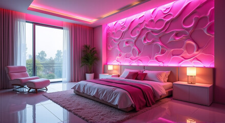 Wall Mural - interior of a bedroom