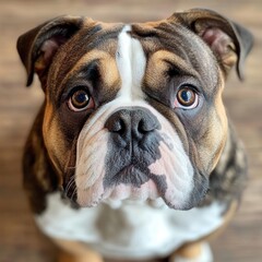 Sticker - Bulldog Portrait.