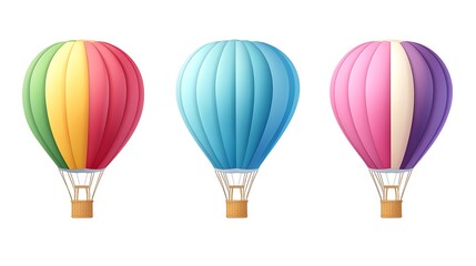 Wall Mural - Colorful Hot Air Balloon