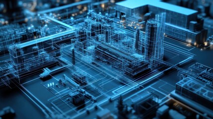Poster - A digital blueprint of a productive factory