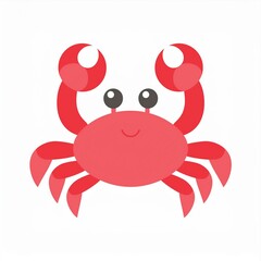 Poster - crab illustration isolated on white