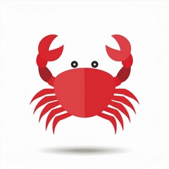 Poster - crab illustration isolated on white