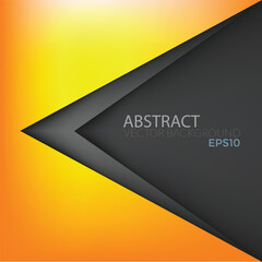 Poster - graphic geometric triangle overlap vector layer background for text and message design