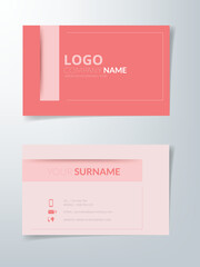 Poster - Business card flyer business brochure vector graphic with space for text and message design