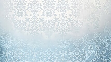 Abstract Damask Pattern with Gradient Background