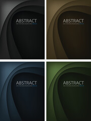 Poster - Header flyer business brochure vector graphic with space for text and message design
