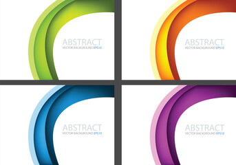 Poster - Header flyer business brochure vector graphic with space for text and message design