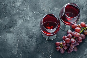 Wall Mural - glass of wine on the table