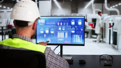 Poster - Operator And Engineer Monitor SCADA System