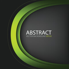 Poster - graphic vector curve line overlap background for text and message design