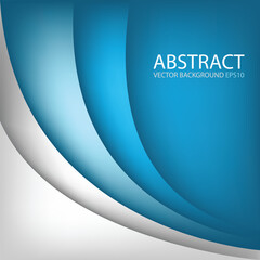 Poster - graphic vector curve line overlap background for text and message design