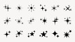 © Rawpixel.com - Shine star sparkle vector set. Sparkle star icons. Shine icon. Stars sparkle doodles vector. Set sparkles star symbols vector. Bright sparkle, star sparkle, shiny flash star. Star shine sparkle icon