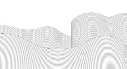 abstract geometric surface wave 3d	
