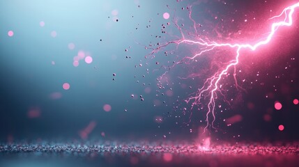 An abstract illustration of a lightning strike, emphasizing the raw and unpredictable energy of nature.