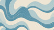 © picpics - Fond abstrait beige bleu nuance vague forme lignes courbes marin mer neutre.