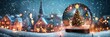 © Arora Chan - Magical 3D Snow Globe with Christmas Scene