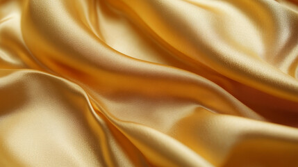 A luxurious gold silk background, featuring a rich gold fabric texture.

