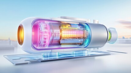 Poster - Futuristic Energy Device Concept Design