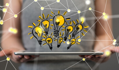 Aufkleber - Concept for business strength and success.
