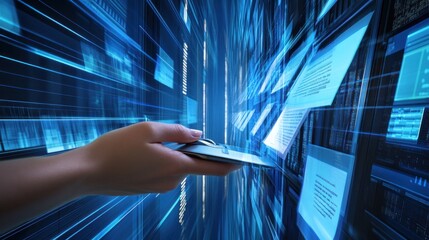 Poster - Digital World: Navigating Through Information