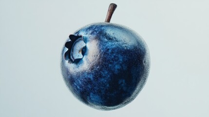 Poster - A Single Blueberry with a Delicate Frosting of White Spots