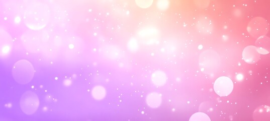 Poster - A soft, pastel bokeh effect background with a smooth gradient and text space