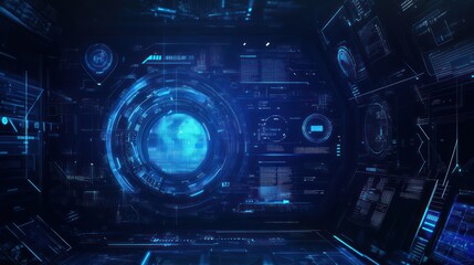 Poster - Futuristic Interface Design