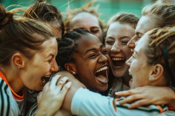 Poster - Group of women embracing each other