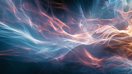 Aufkleber - A colorful, swirling pattern of blue and orange flames