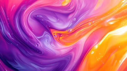 Poster - A vibrant abstract background featuring swirling colors and fluid shapes, creating a sense of movement and energy, perfect for artistic or creative projects.