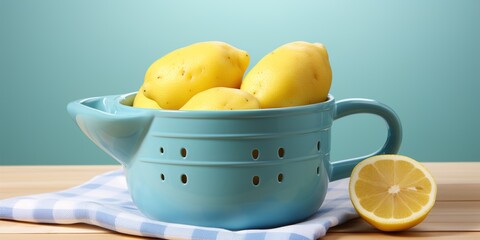 Poster - lemons in a bucket