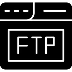 Wall Mural - Ftp Icon