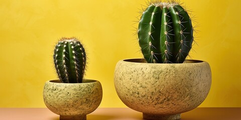 Canvas Print - cactus in a pot