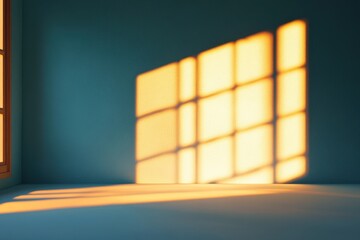 Poster - Radiant facade with a subdued window backdrop