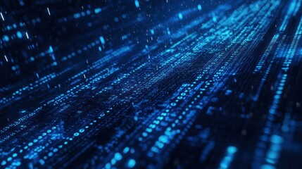 Poster - Abstract Digital Data Flow