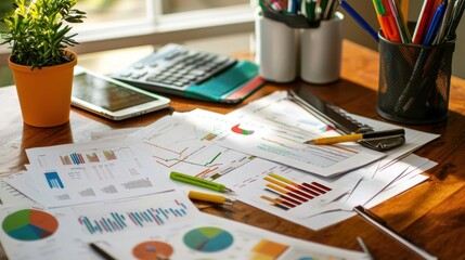 Poster - Financial Charts for Strategic Planning Session
