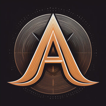 a letter modern logo broken 