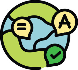 Poster - language learning app connecting people worldwide, breaking down communication barriers and enabling