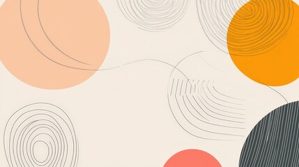 Poster - minimalist lines: design an abstract background with a minimalist approach, featuring clean lines an
