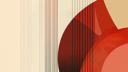 Poster - minimalist lines: design an abstract background with a minimalist approach, featuring clean lines an