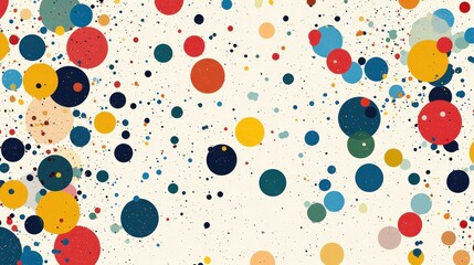 Poster - minimalist dots: craft an abstract background with a minimalist approach, featuring an array of dots