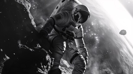 Wall Mural - astronaut in space