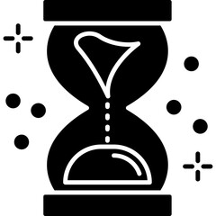 Canvas Print - Hourglass Icon