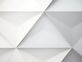Poster - Minimalist Geometric White and Grey Background Design
