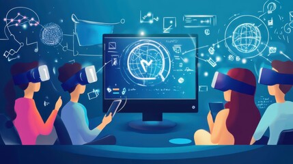 Poster - Adaptive learning technology helping students master concepts at their own pace.